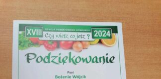 Konkurs 'Czy wiesz co jesz”